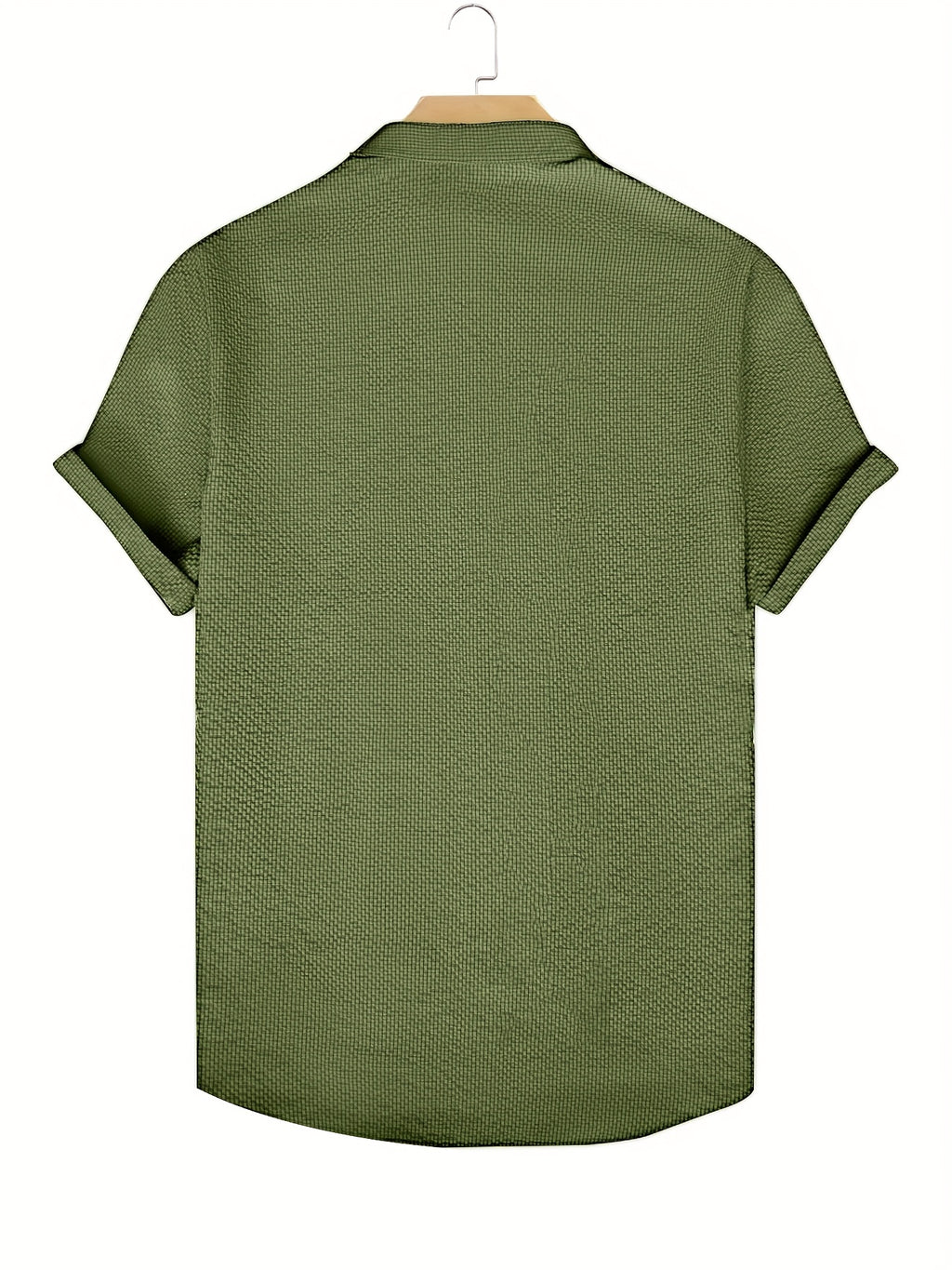 Arik | Heren zomers overhemd met korte mouwen – casual geruit button-up overhemd