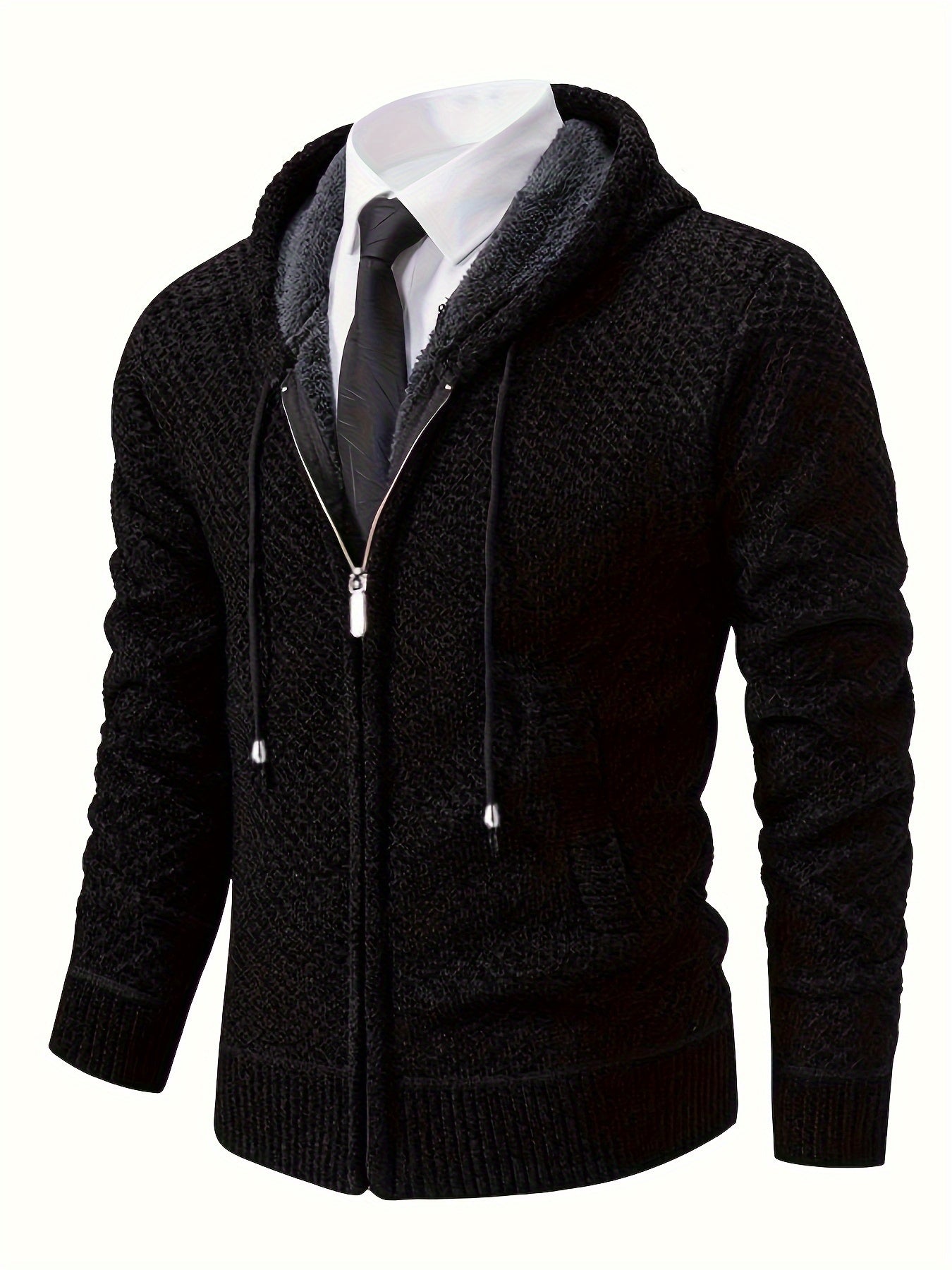 Diron | Casual vest met open voorkant – zachte chenille trui, lichtgewicht breisel, comfortabel om te combineren