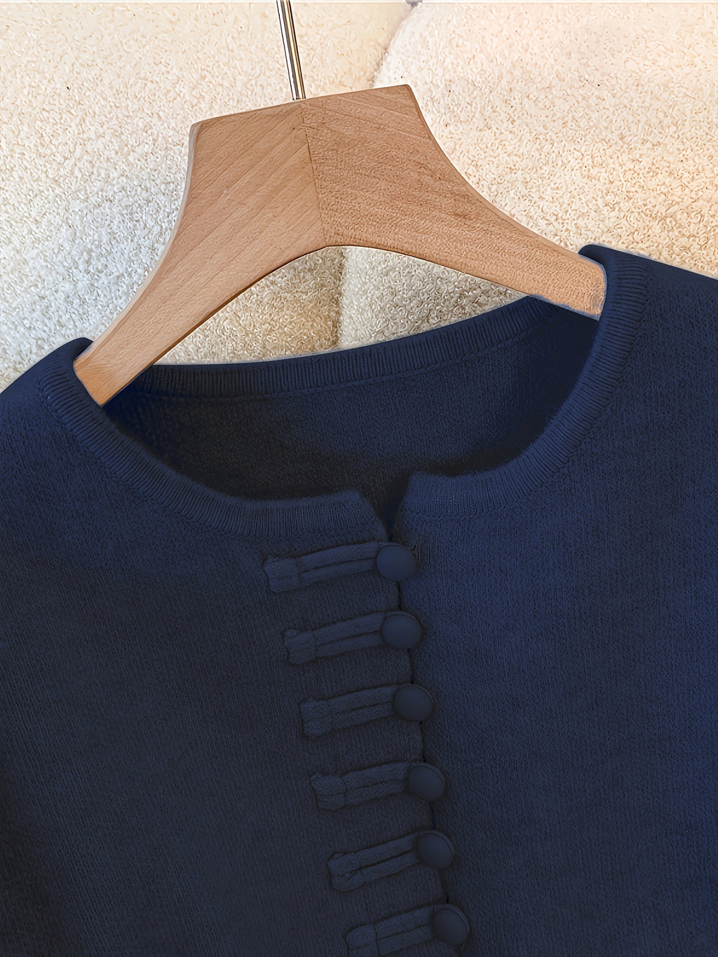 Sylindra | Dames herfst-winter tweedelige set – losse vest-trui en halflange rok met elastische tailleband