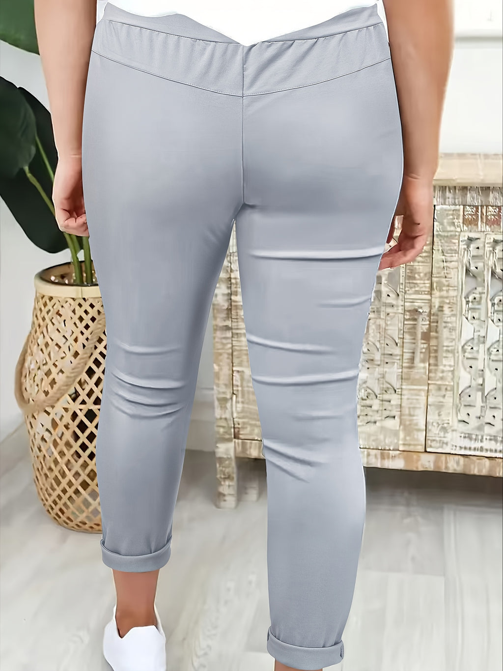 Seline | Joggers met hoge taille voor dames - Casual Broek met koord