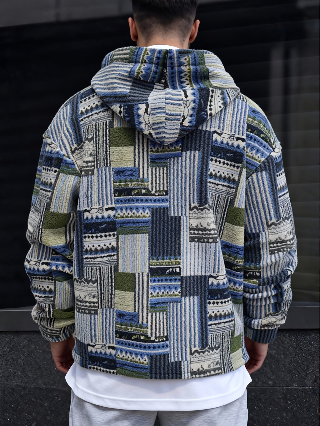 Heryn | Trendy herensweatshirt met capuchon, ritssluiting en grote zakken