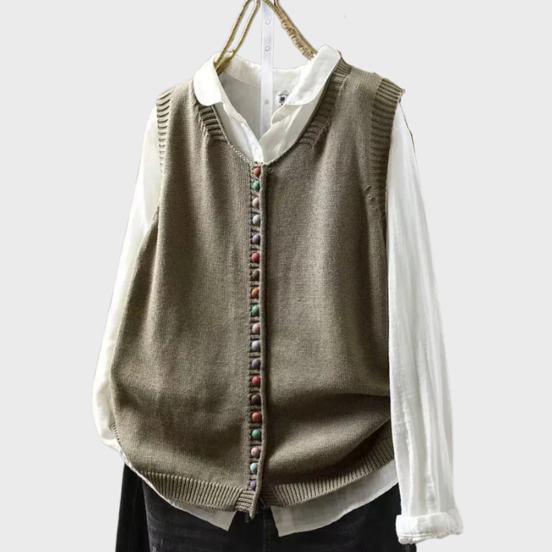 Kavynne | Strickcardigan für Damen – Weicher Herbstpullover mit langen Ärmeln