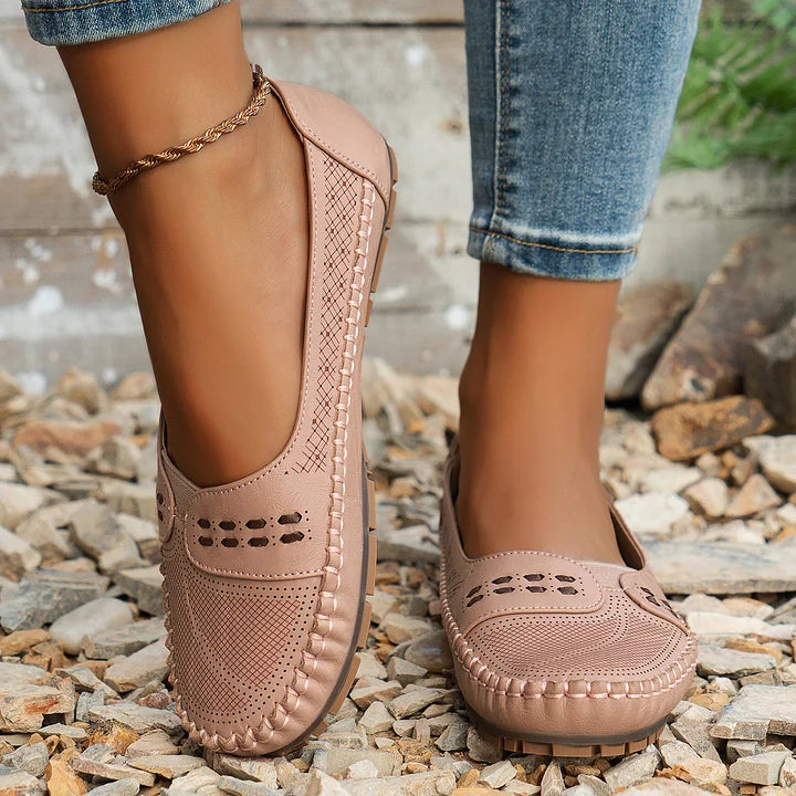 Loafera | Mocassins orthopédiques pour femmes, chaussures souples et confortables à enfiler