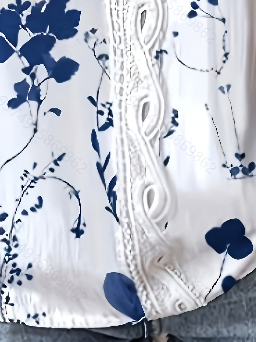 Lysera | Damesblouse met kanten patchwork – Casual lente- en zomerblouse
