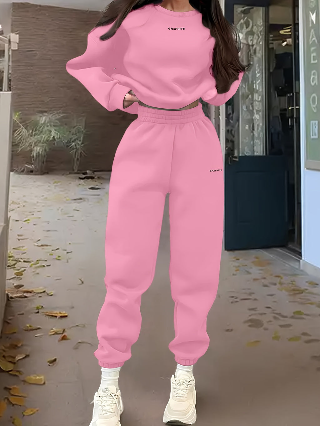 Dariah | Casual sweatshirt- en broekenset voor dames, losse pasvorm, comfortabele sportkleding