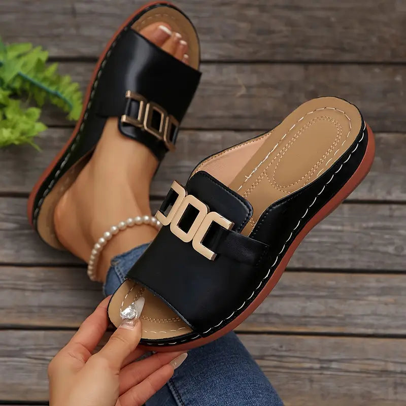 Zafirae | Dames Elegante Wedgesandalen – Stijlvol platformdesign