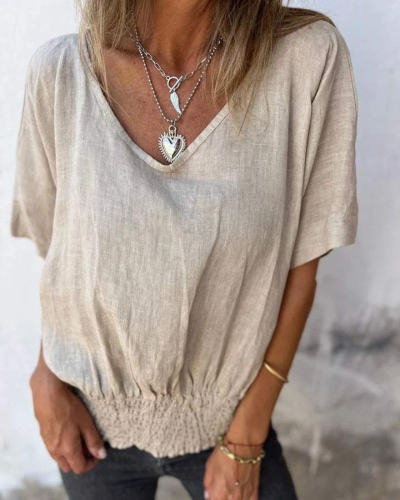 Suri | Luchtige zomertop voor dames – Casual, lichtgewicht en ademende blouse