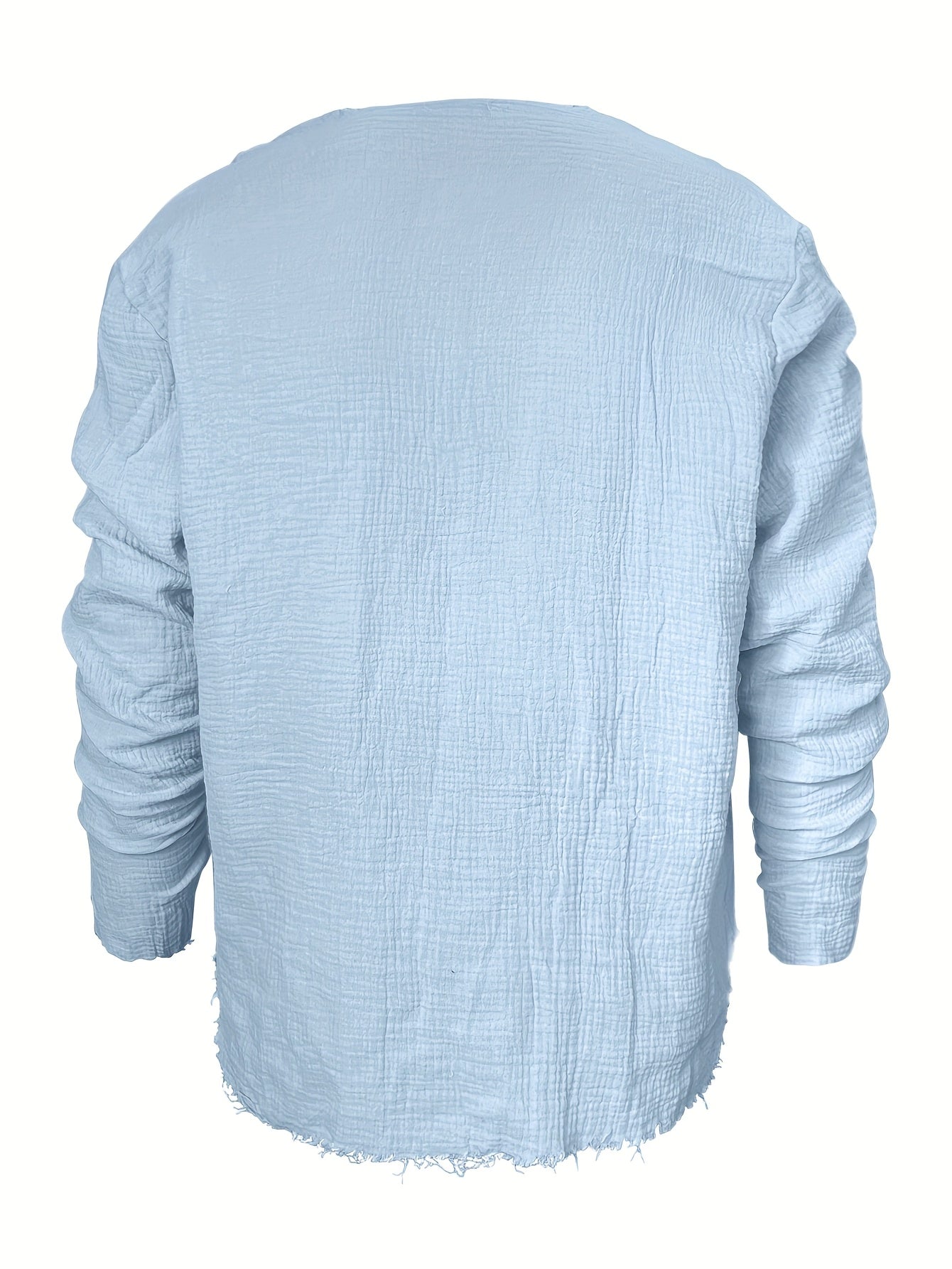 Ziveno | V-hals T-shirt met distressed-look voor heren – Casual zomershirt met halflange mouwen