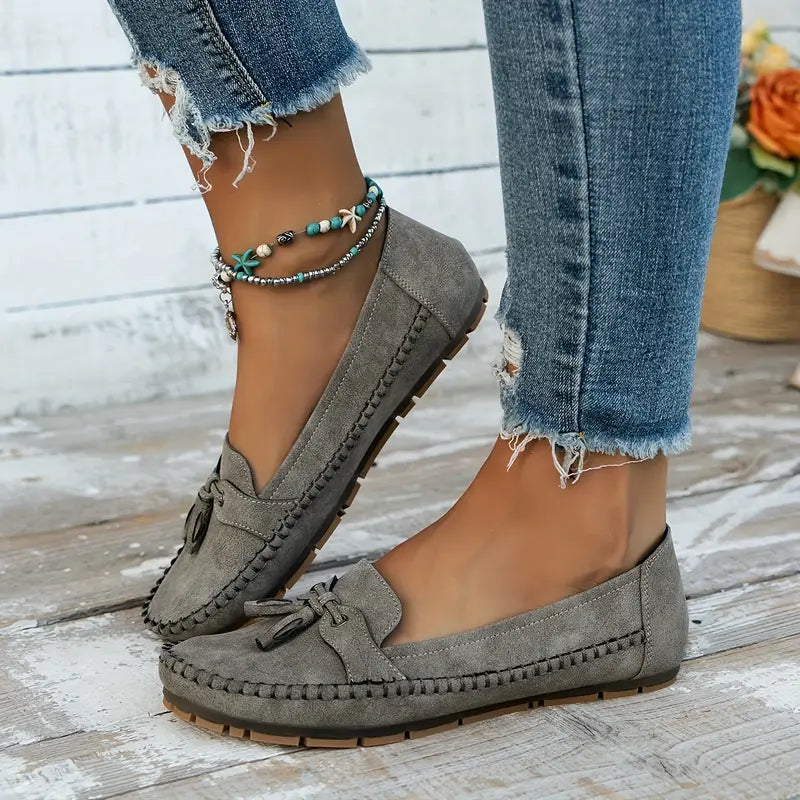 Sharina | Mocassins souples à enfiler pour femmes - Mocassins décontractés, légers et respirants