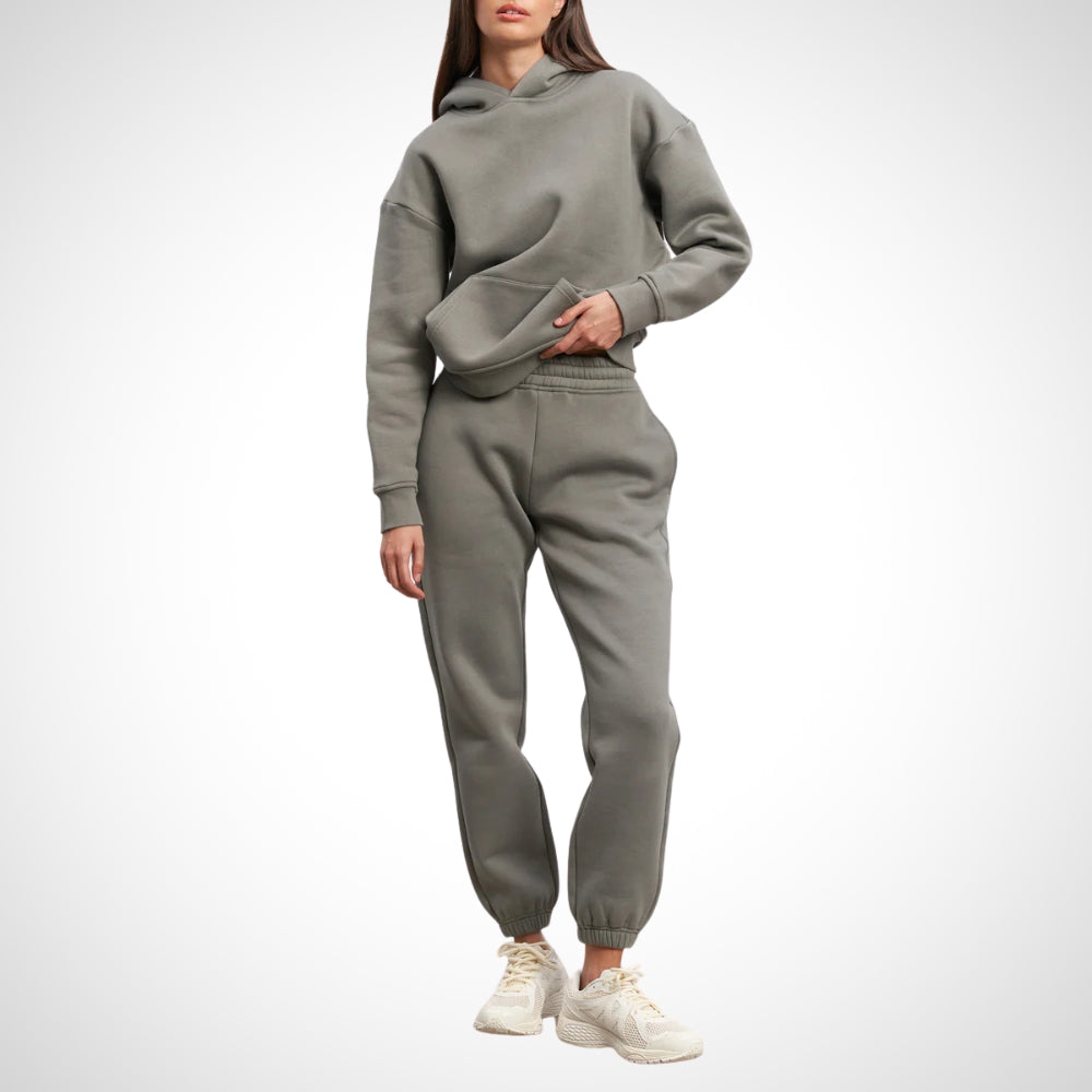 Enyssa | Tracksuit Set met Relaxed Fit - Hoodie & Joggerbroek, Zachte Loungewear, Casual Sportkleding Outfit