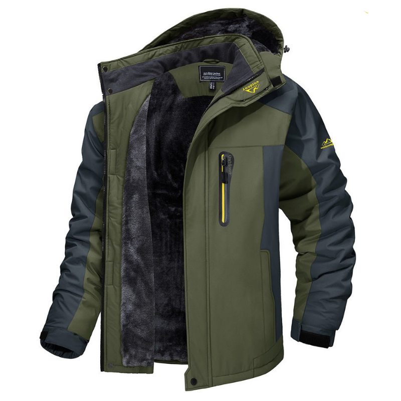 Bjornulf | Heren outdoor winterjas waterdicht winddicht geïsoleerd fleece gevoerd duurzaam stijlvolle jas
