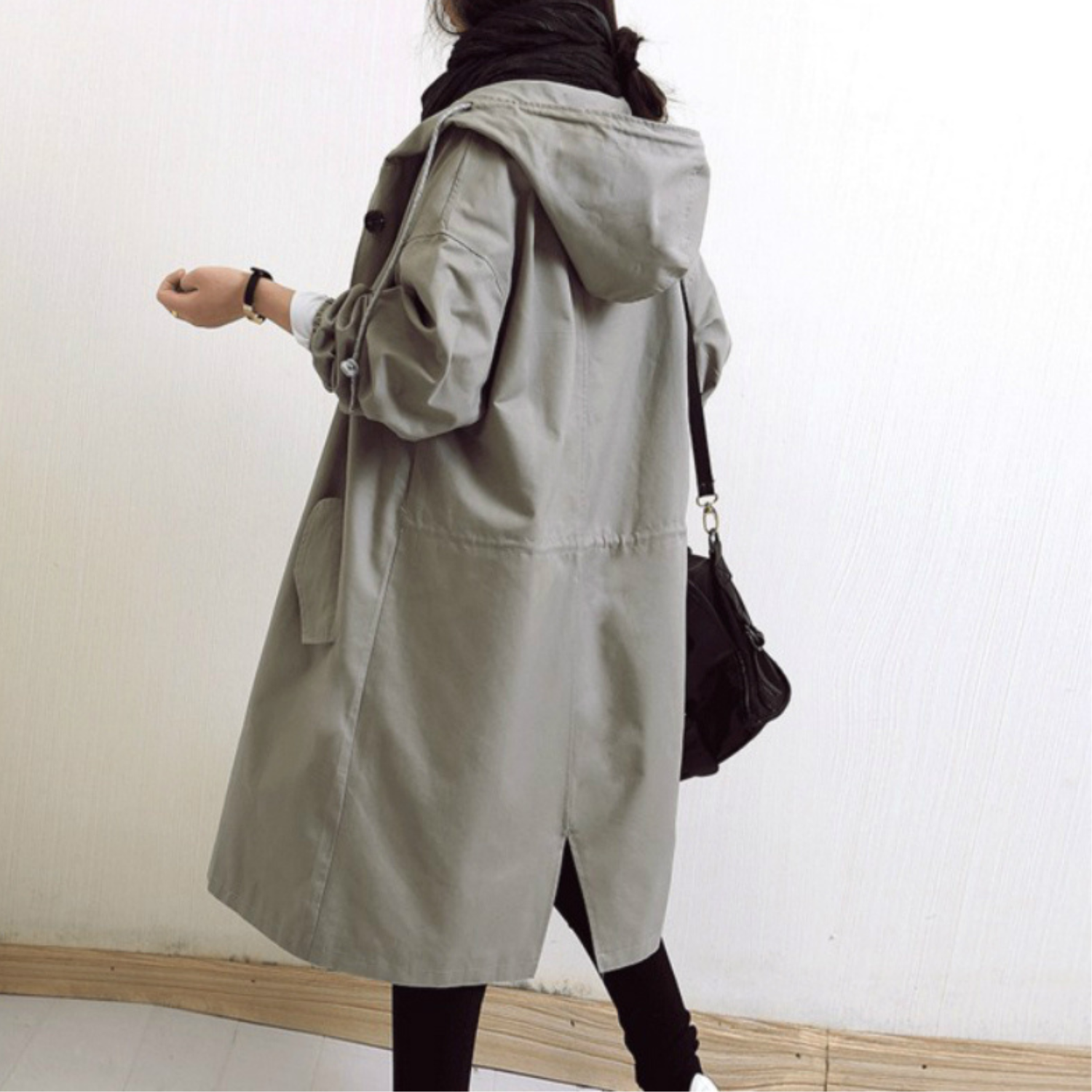 Carlijn | Trench-coat coupe-vent et imperméable pour femme, vêtement d'extérieur décontracté et élégant
