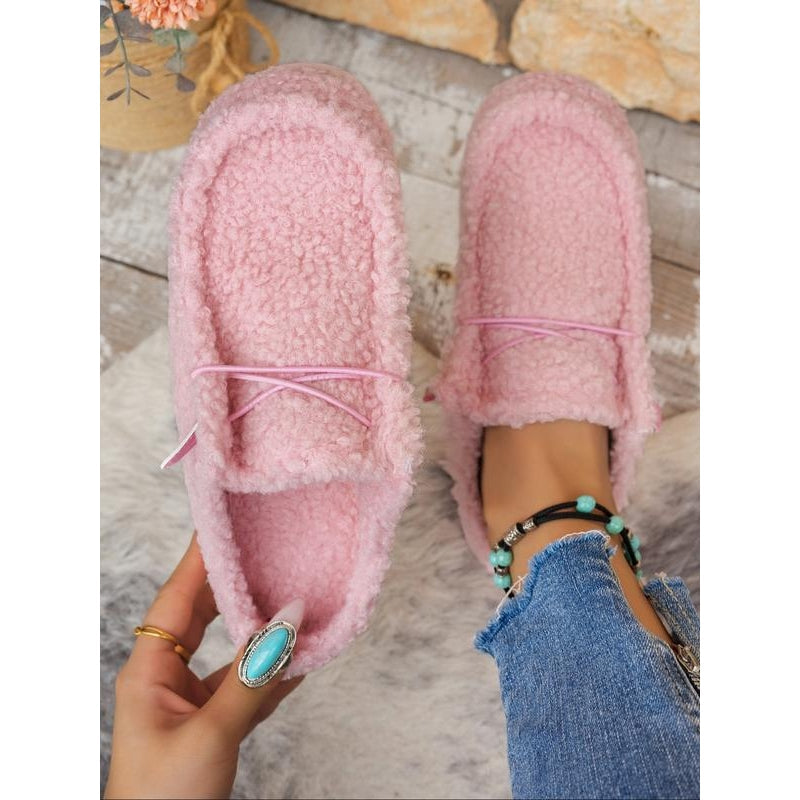 Delvaya | Damespantoffels van schapenwol – Zachte, comfortabele binnenschoenen