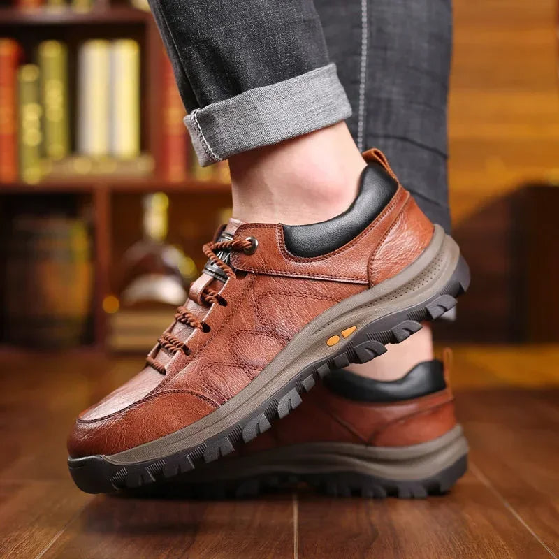 Griploft | Herren-Lederschuhe – Handgenäht, mit Einlegesohlen, Freizeitschuhe
