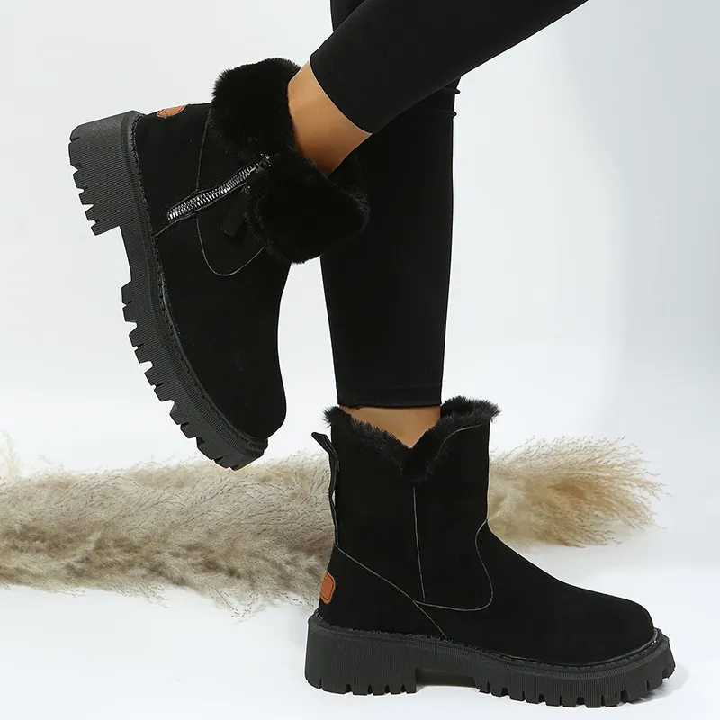 Velyra | Geïsoleerde winterlaarzen voor dames – Warme, waterdichte sneeuwschoenen