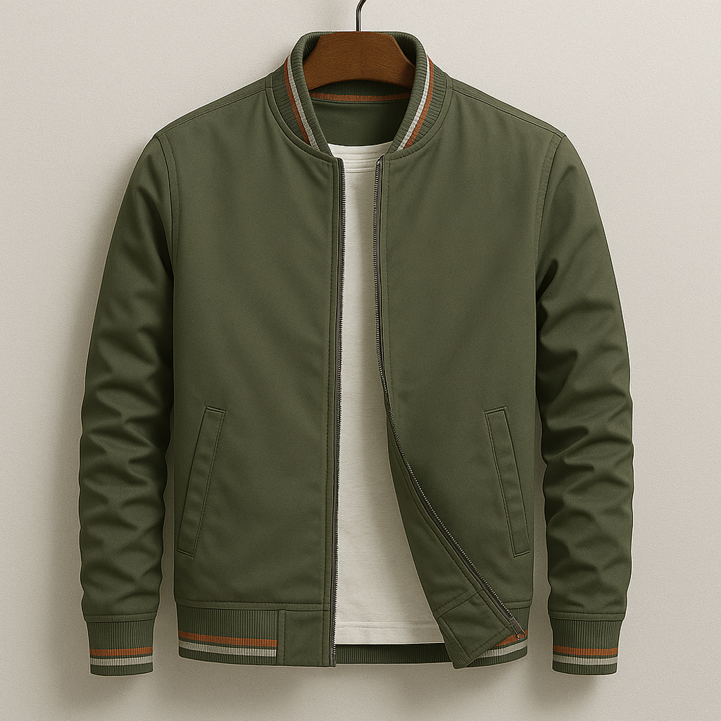 Lioren | Lässige Herren-Bomberjacke – leichte Streetwear-Jacke mit Reißverschluss