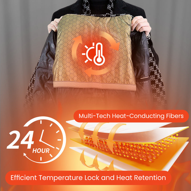 Dallen | Heren tweedjas met witte eendendonsvoering – luxe winterjas, casual en zakelijke kleding