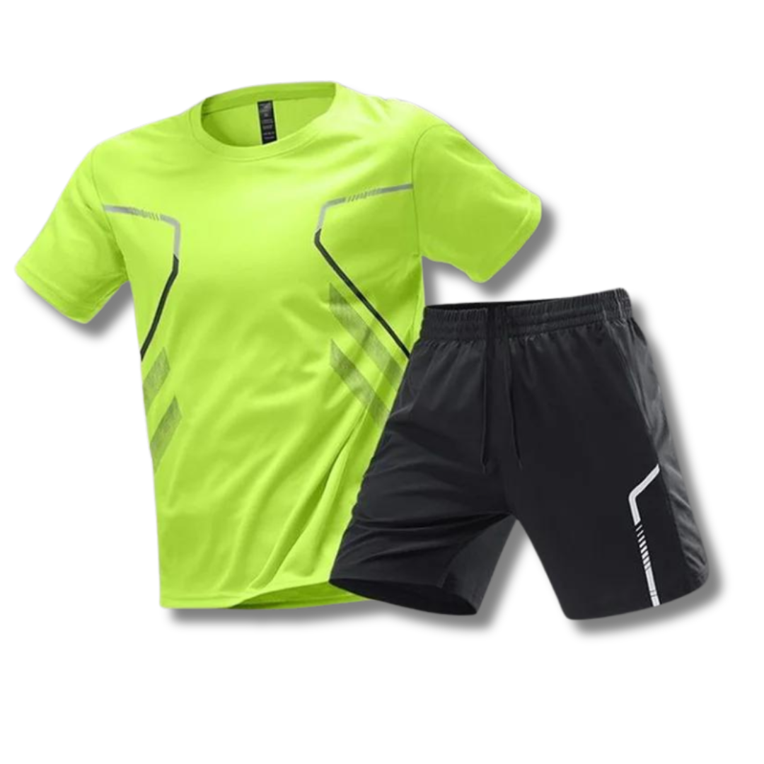 Gorvian | Tennis- en padelset voor heren – Ademende, sneldrogende sportkleding