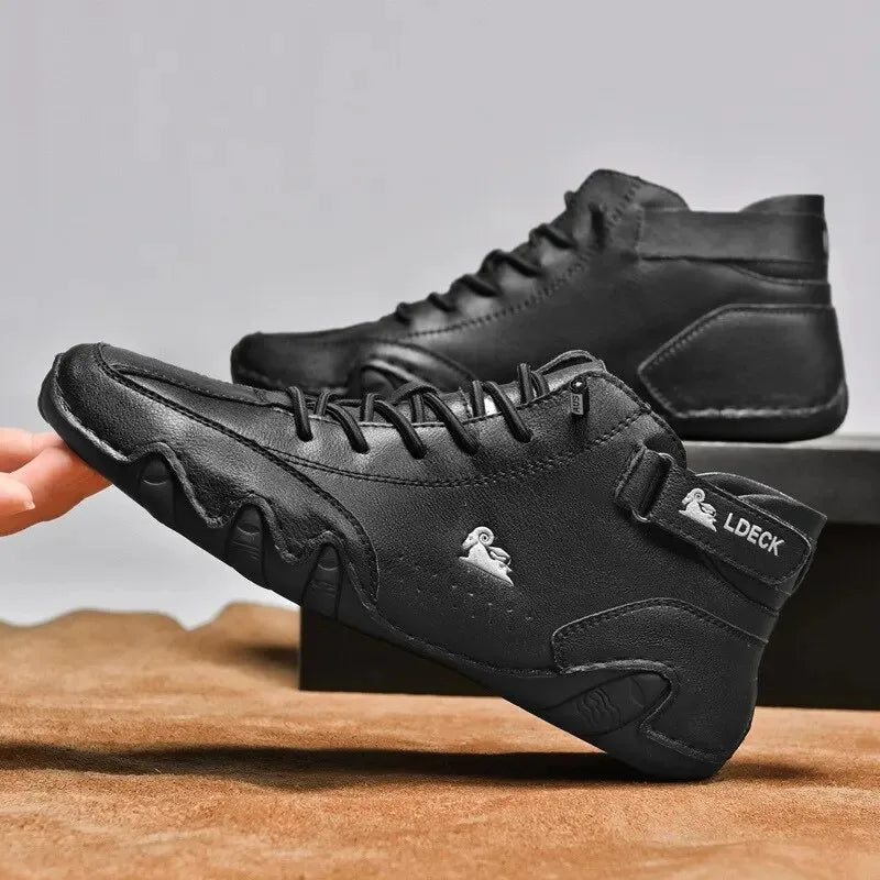Bootrek | Bottines en daim pour homme – Bottines décontractées et élégantes avec une semelle résistante et antidérapante