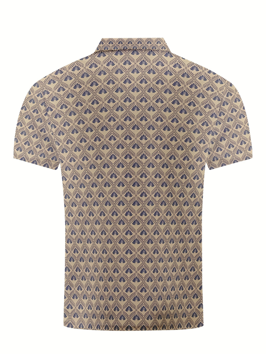 Severin | Casual Polo Shirt Heren - Korte Mouw Geometrische Print