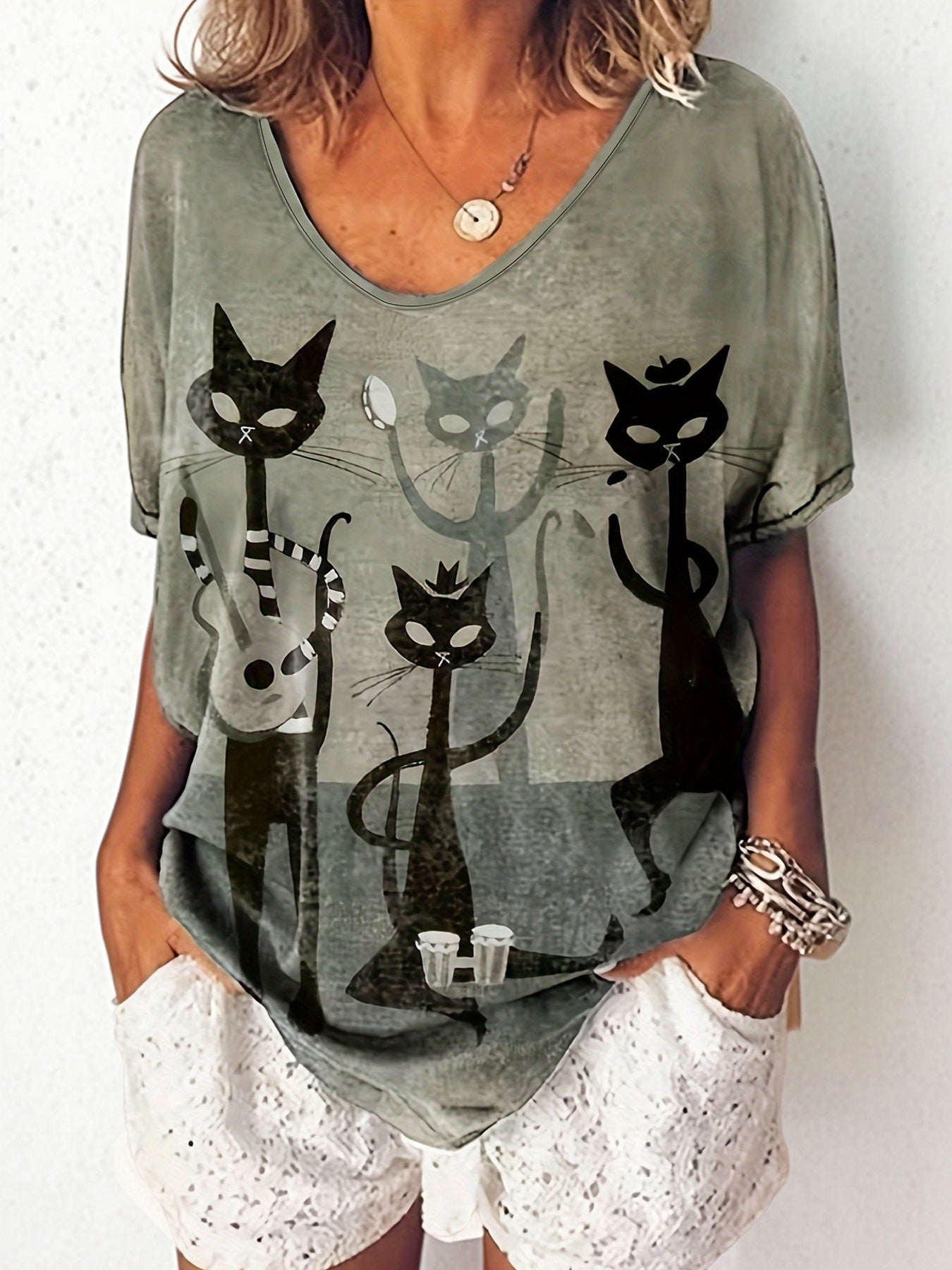 Calyrixen | Dames-T-shirt voor dagelijks gebruik – Zacht, lichtgewicht casual T-shirt