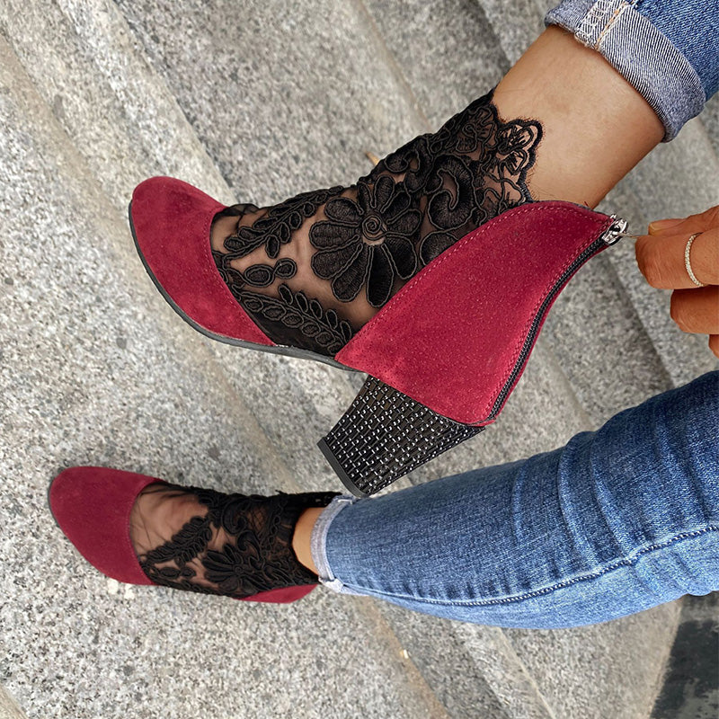 Zorya | Damesschoenen met lage hak – luchtige, elegante schoenen met lage hak en comfortabel instapmodel