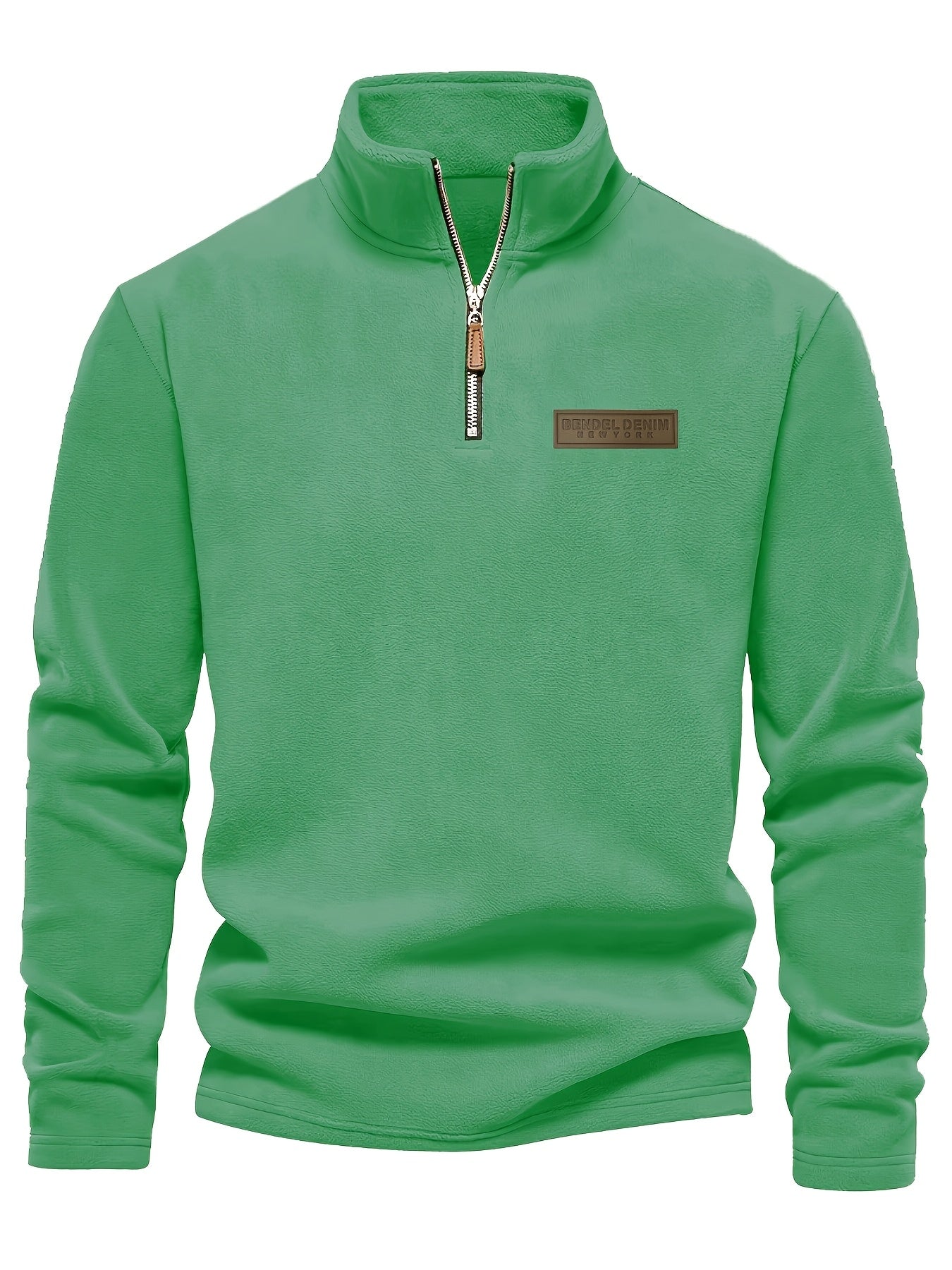 Roran | Heren sweatshirt met halve rits en opstaande kraag – Streetwear-top met lange mouwen