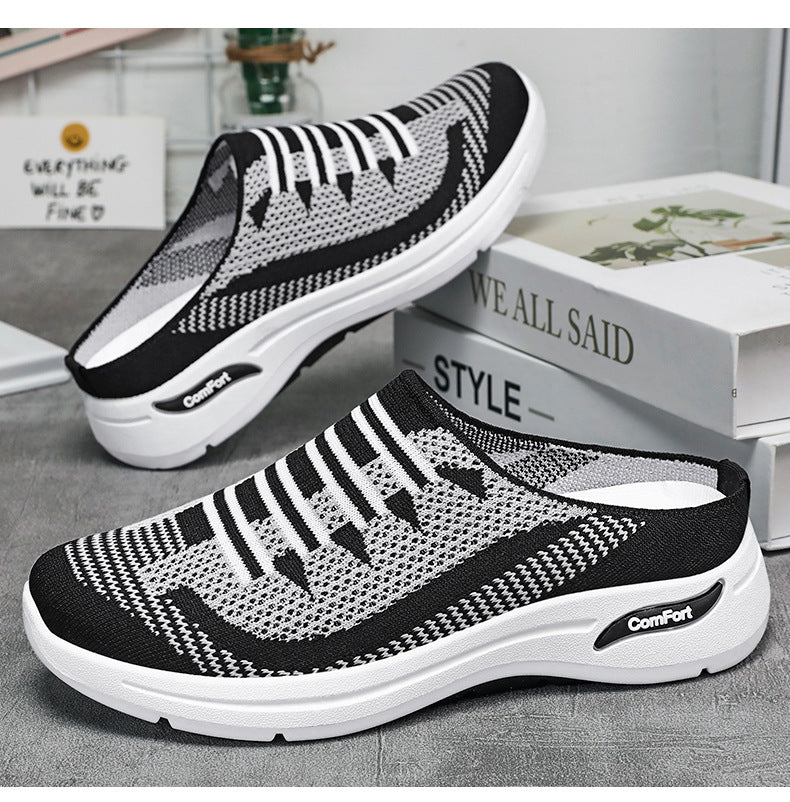 Nyraeth | Slip-on sneakers voor dames – Lichtgewicht, ademende schoenen van mesh, casual wandelsneakers