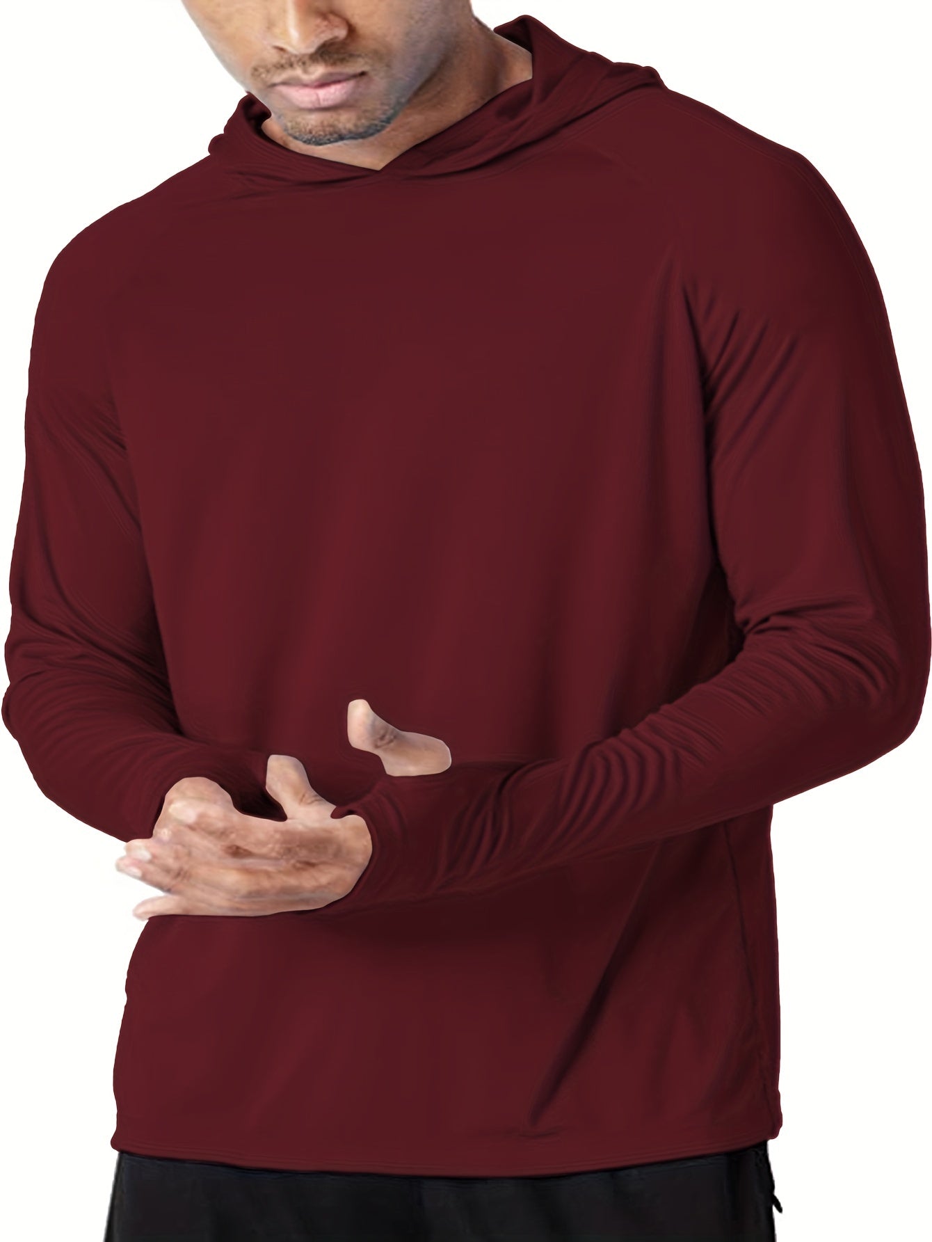 SolarShield | Heren UV-bescherming lange mouwen hoodie - Lichtgewicht UPF 50+