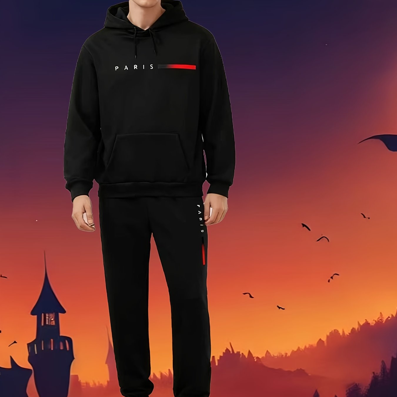 Brice | Herren 2-teiliges Hoodie- und Jogginghosen-Set – Lässige Sportbekleidung, Jogginganzug aus Stretchmaterial