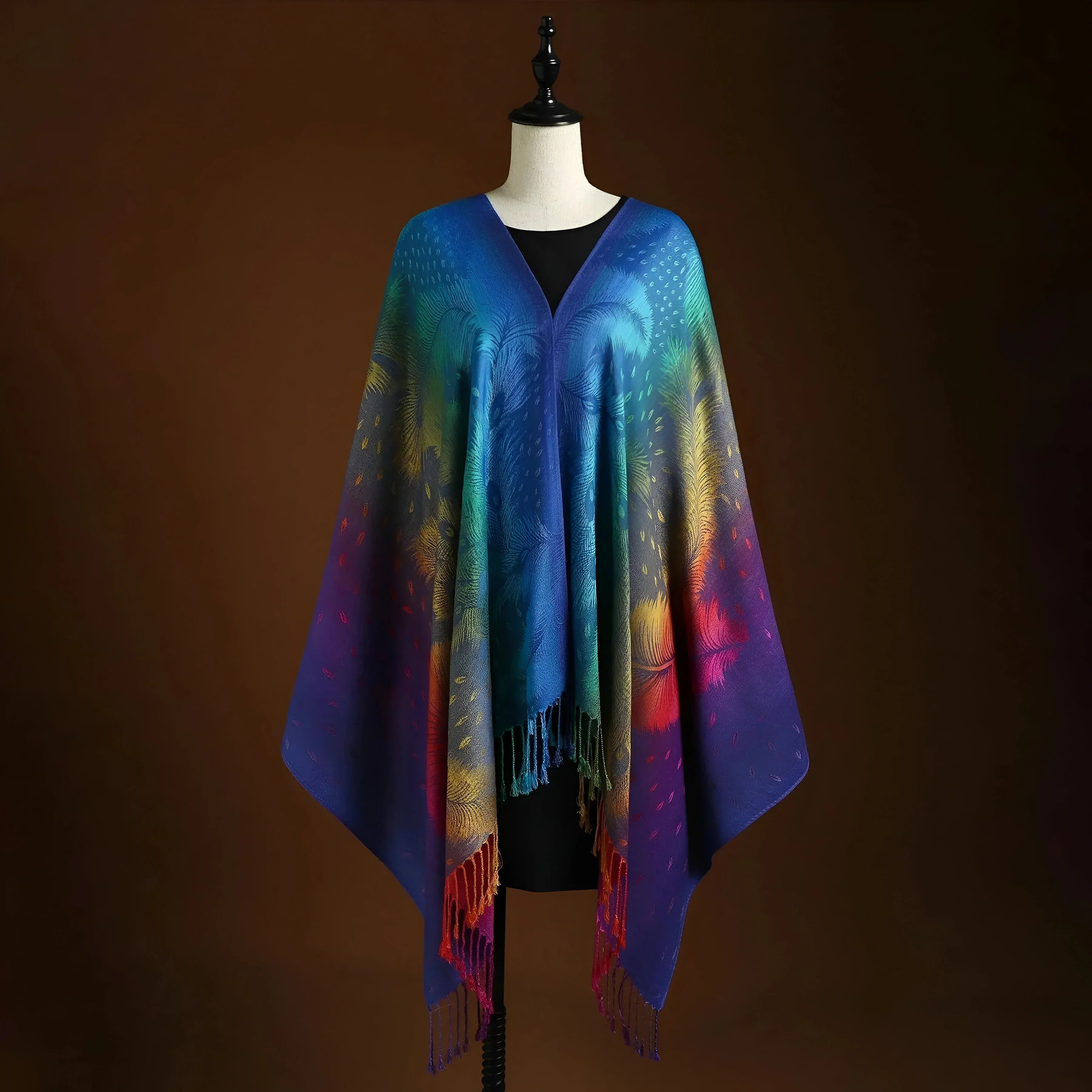Zoryntha | Écharpe luxueuse, douce et colorée – accessoire féminin confortable et tendance pour l'hiver et l'automne
