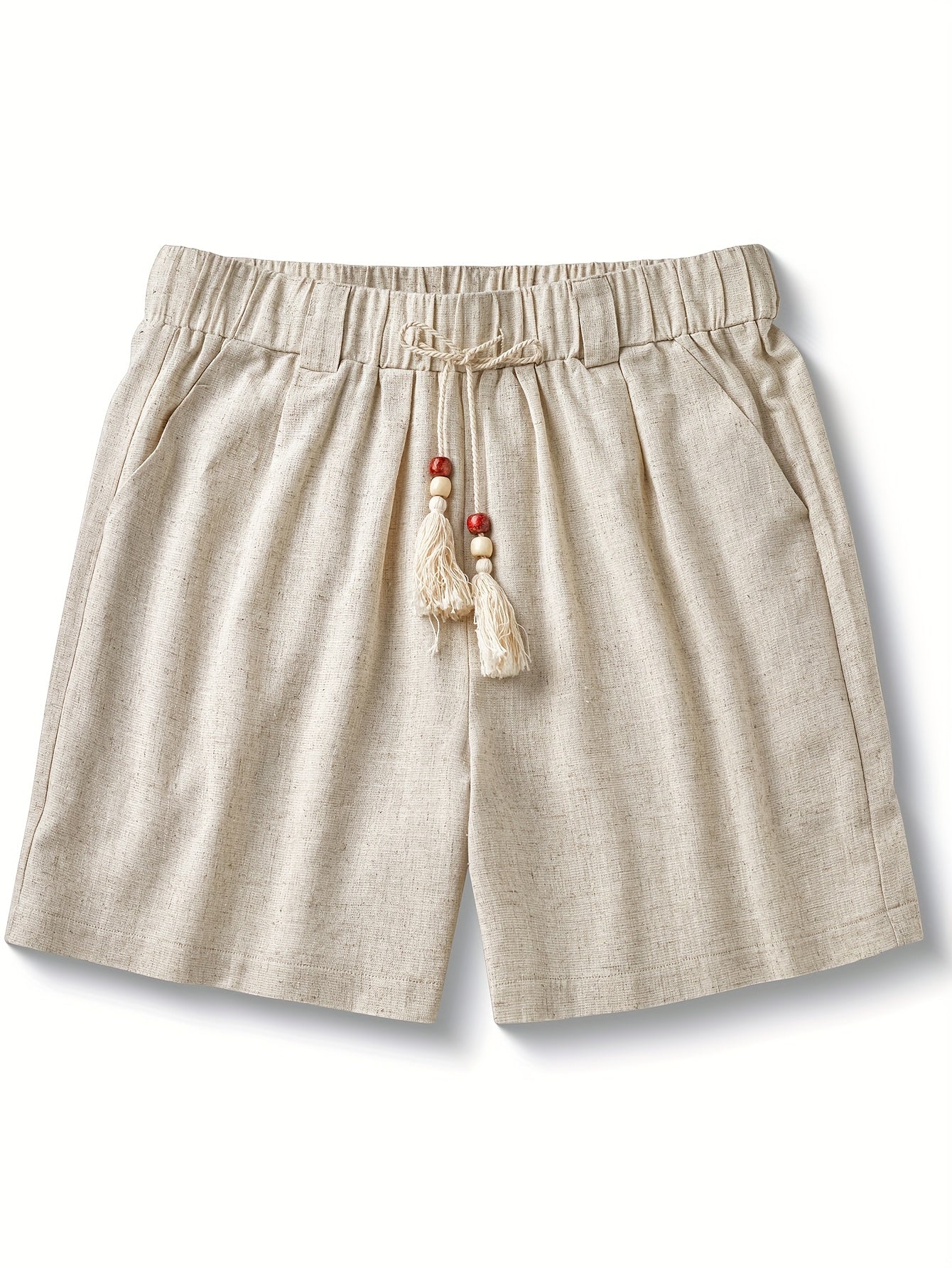 Olan | Bamboe-linnen korte broek voor heren – Lichtgewicht zomerse korte broek met structuur