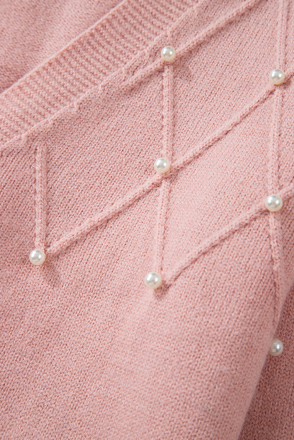 Crescenda | Elegante Kaschmir-Strickjacke mit Perle – Luxuriöse Damen-Strickjacke für Herbst/Winter