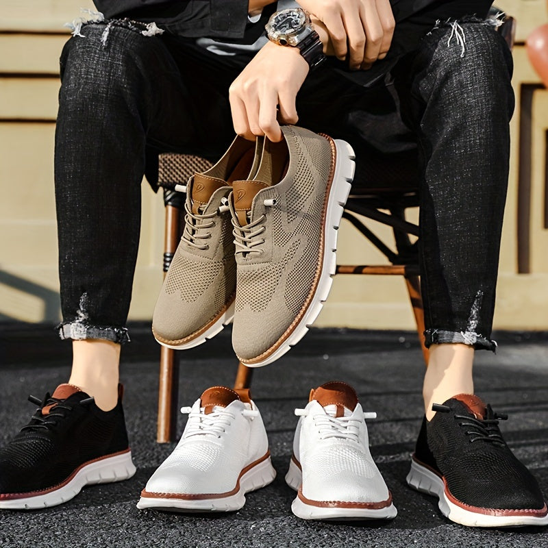 Strideon | Chaussures de marche respirantes en maille pour homme - Baskets décontractées et légères