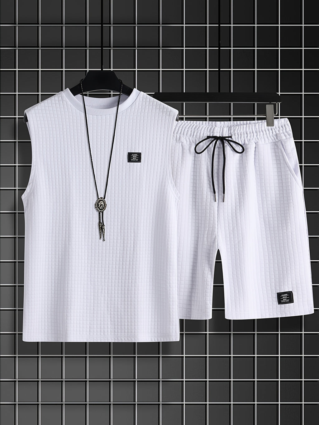 Zorren | Casual 2-delige Set – Mouwloos Vest & Short Set, Zomer Sportieve Matchende Outfit