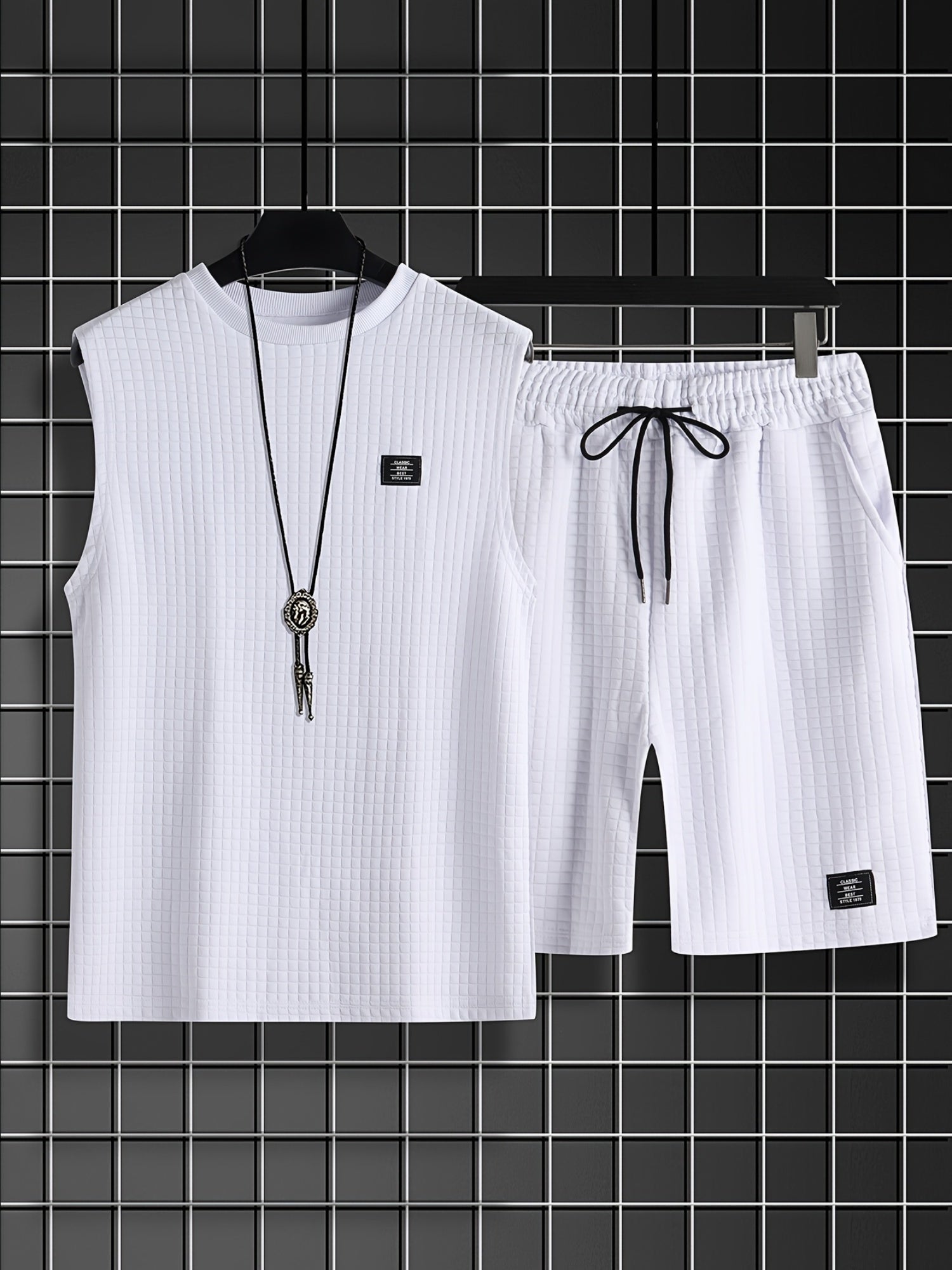Zorren | Casual 2-delige Set – Mouwloos Vest & Short Set, Zomer Sportieve Matchende Outfit