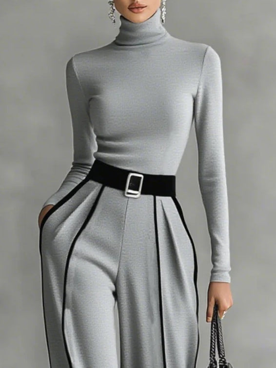 Eliraen | Dames Tweedelige Set – Top & Wijde Broek Outfit