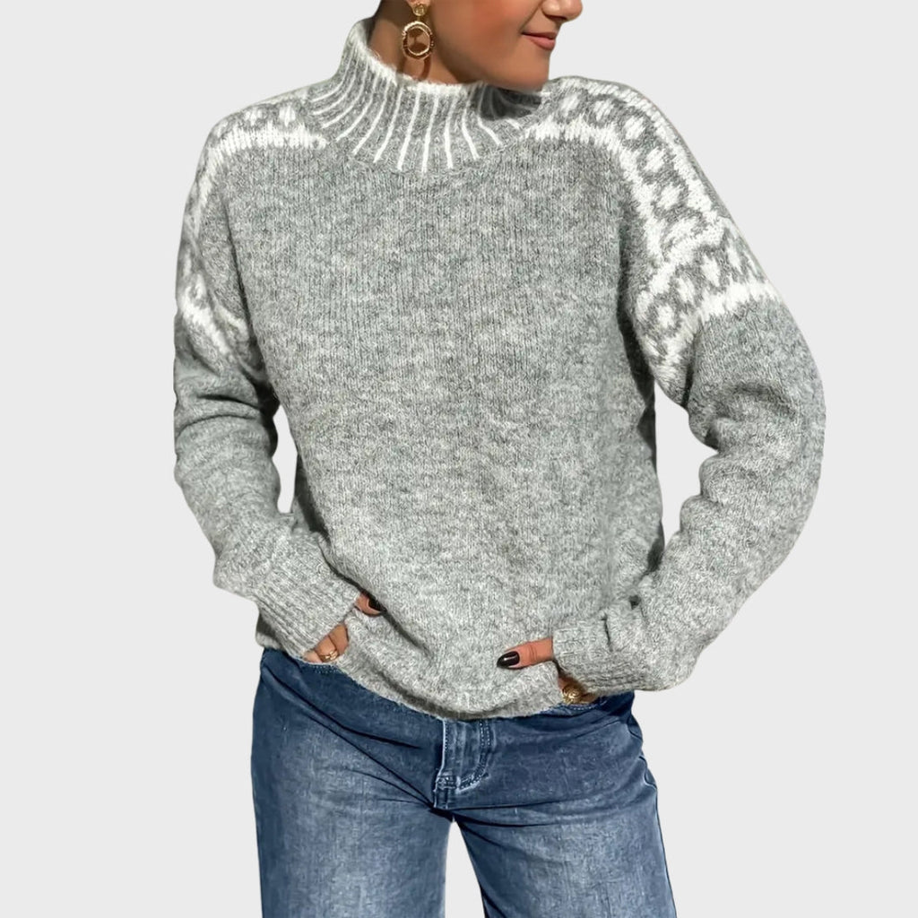 Quenara | Pull en maille douce – Pull d'automne confortable à manches longues pour femme