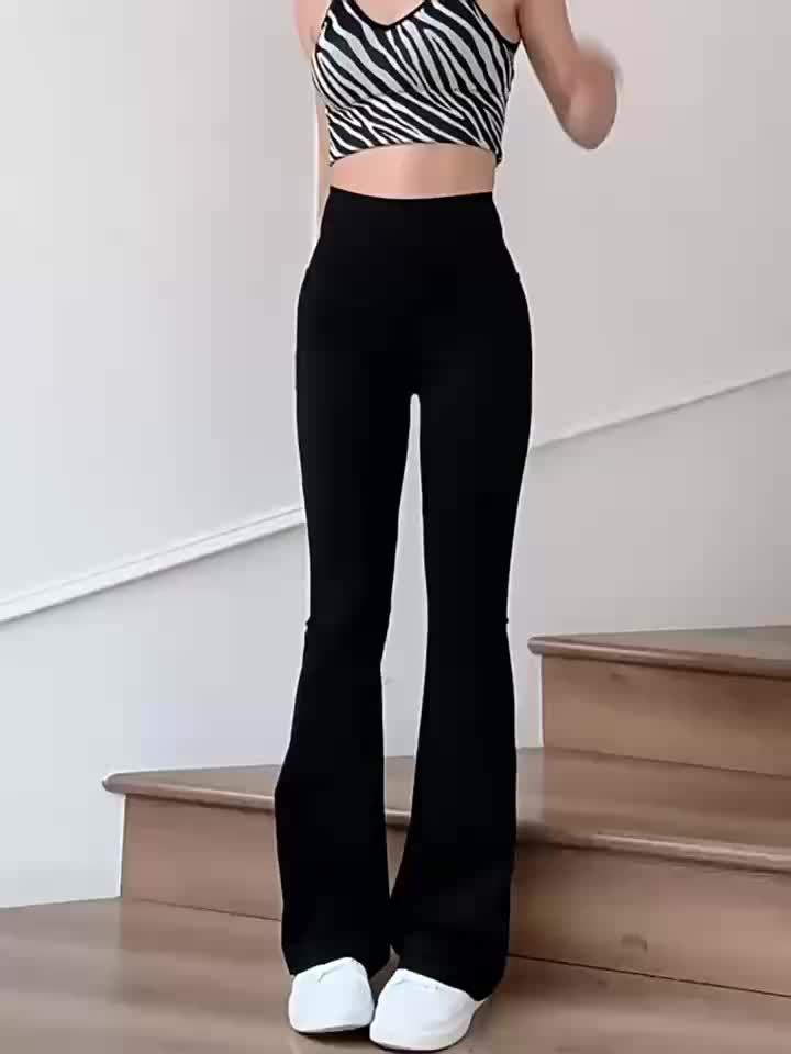 Raina | Leggings évasés taille haute pour femme - Pantalon gainant 