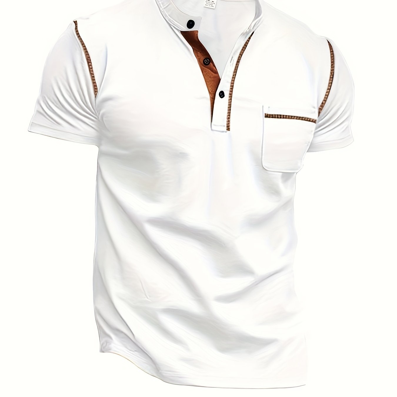 Fabrizio | Herren-T-Shirt mit kurzen Ärmeln – Atmungsaktives Baumwoll-Freizeithemd