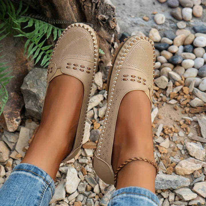 Loafera | Mocassins orthopédiques pour femmes, chaussures souples et confortables à enfiler