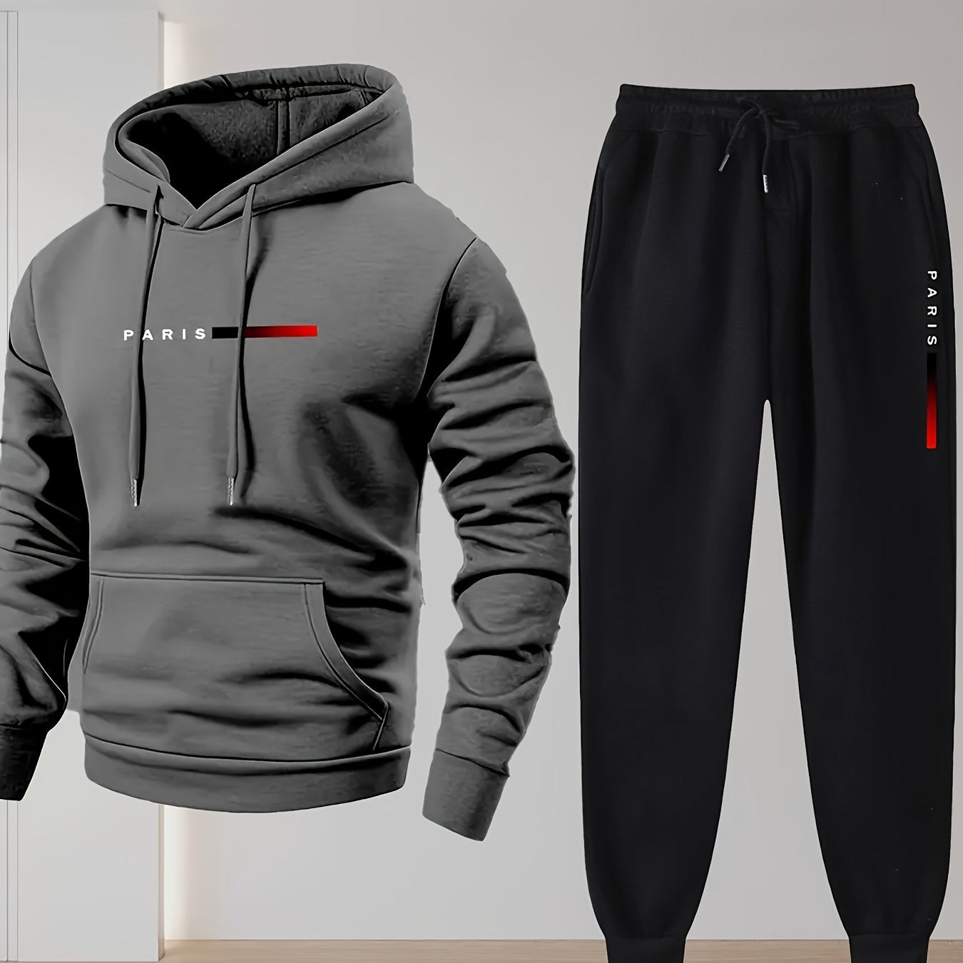 Brice | Herren 2-teiliges Hoodie- und Jogginghosen-Set – Lässige Sportbekleidung, Jogginganzug aus Stretchmaterial