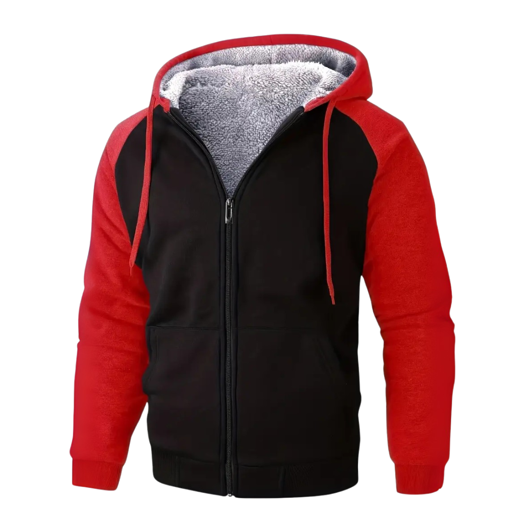 Roneth | Herenhoodie met sherpa-voering – Warme, zachte en comfortabele pullover