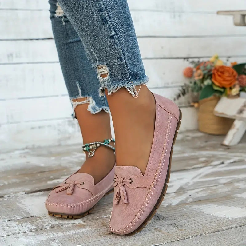 Sharina | Mocassins souples à enfiler pour femmes - Mocassins décontractés, légers et respirants