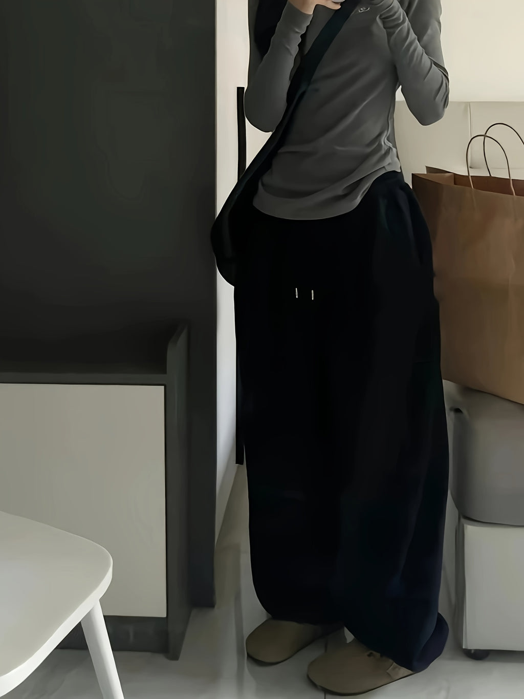 Elke | Casual Joggerbroek met koord voor dames - Baggy, sportief en comfortabel voor dagelijks gebruik