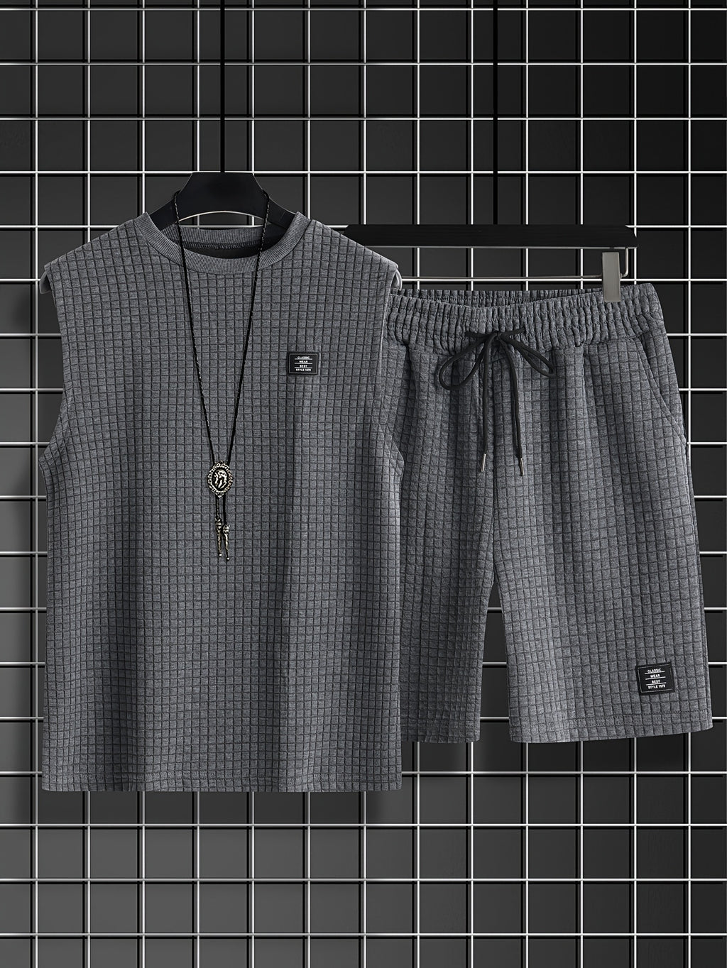 Zorren | Casual 2-delige Set – Mouwloos Vest & Short Set, Zomer Sportieve Matchende Outfit