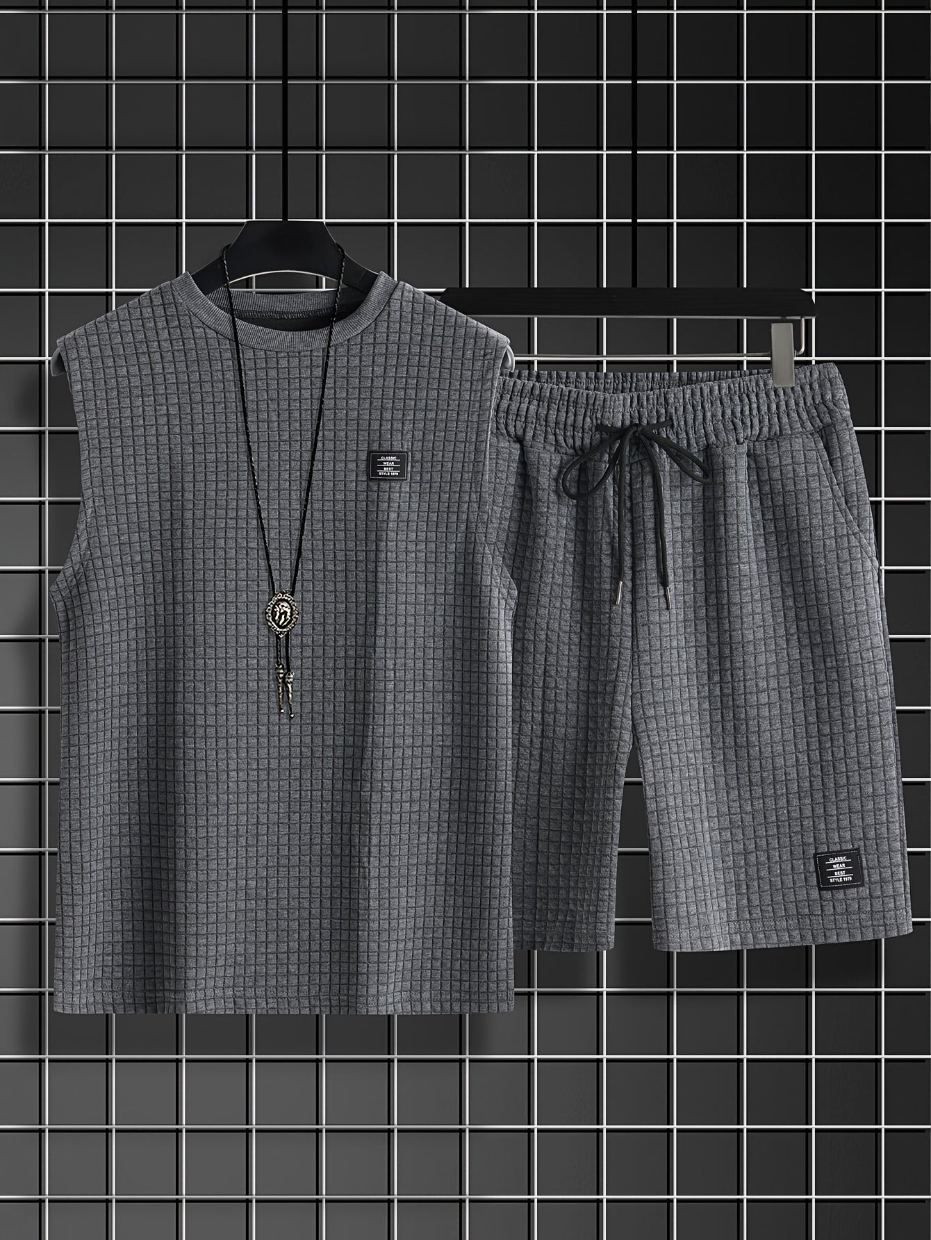 Zorren | Casual 2-delige Set – Mouwloos Vest & Short Set, Zomer Sportieve Matchende Outfit