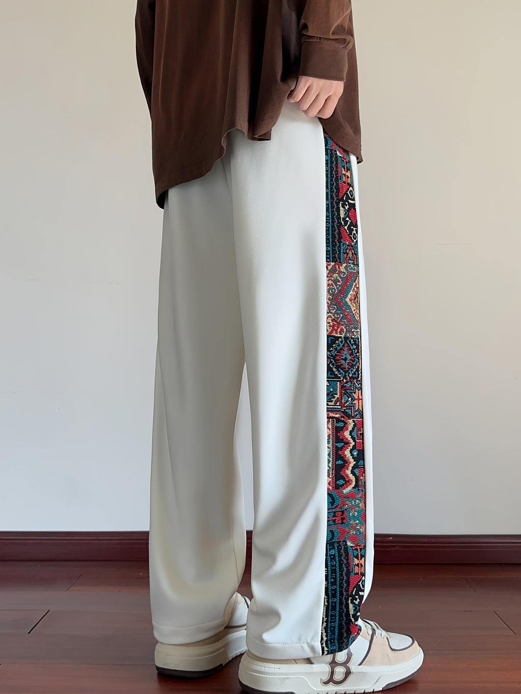 Ivaron | Herenbroek met wijde pijpen – Loszittende casual broek
