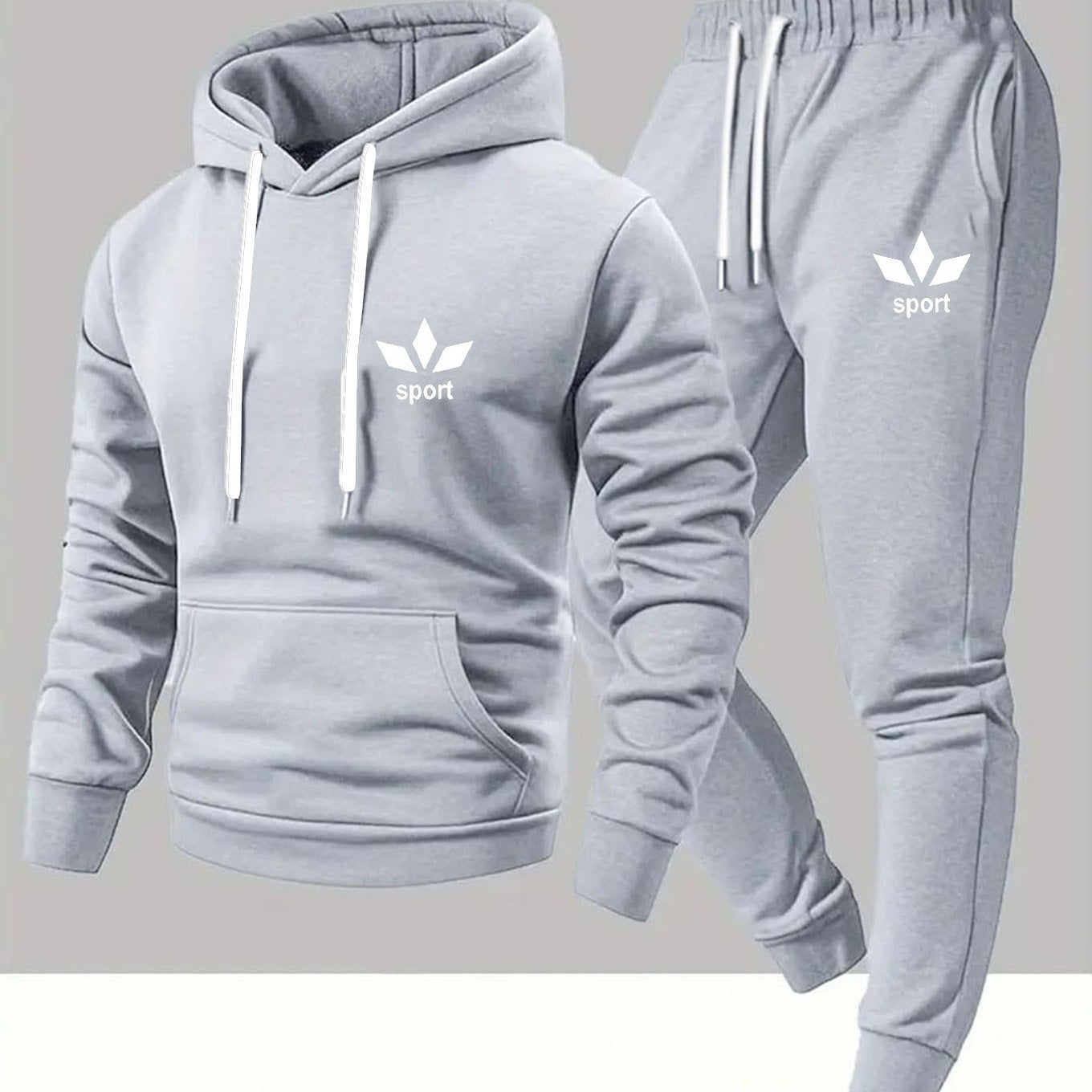 Bardon | Casual sport hoodie & joggingbroek set – Lichtgewicht joggingpak, comfortabele tweedelige outfit