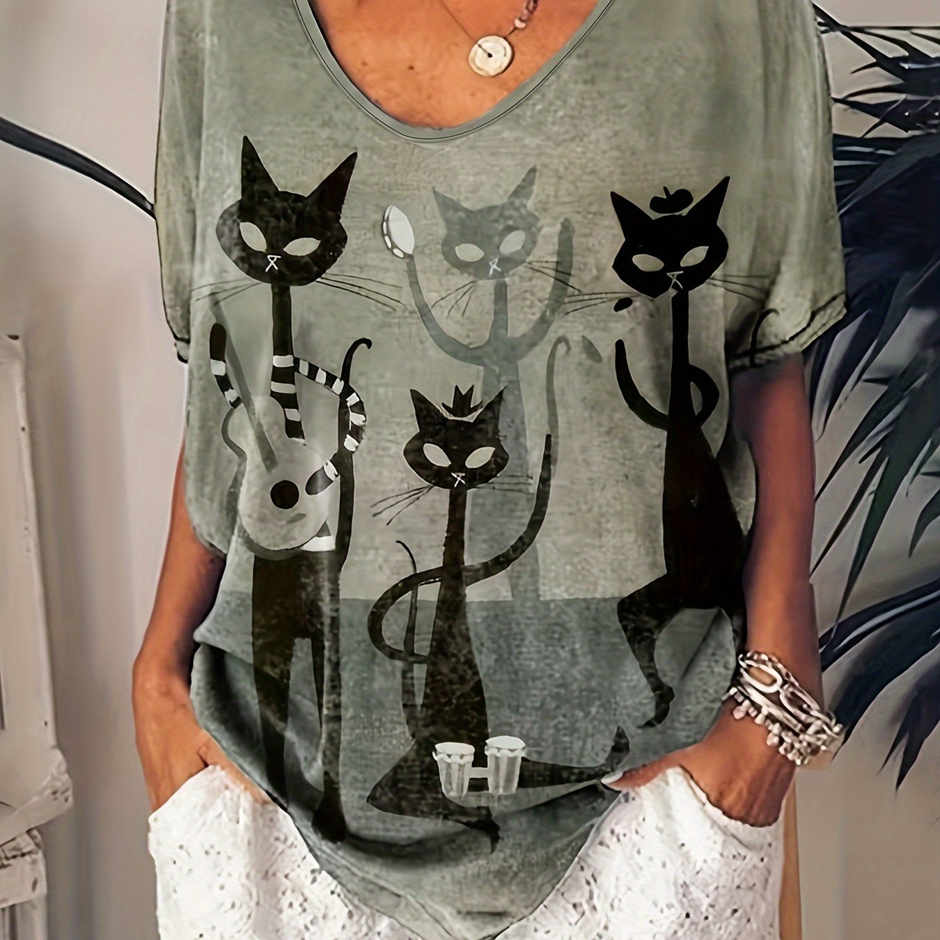 Calyrixen | Dames-T-shirt voor dagelijks gebruik – Zacht, lichtgewicht casual T-shirt